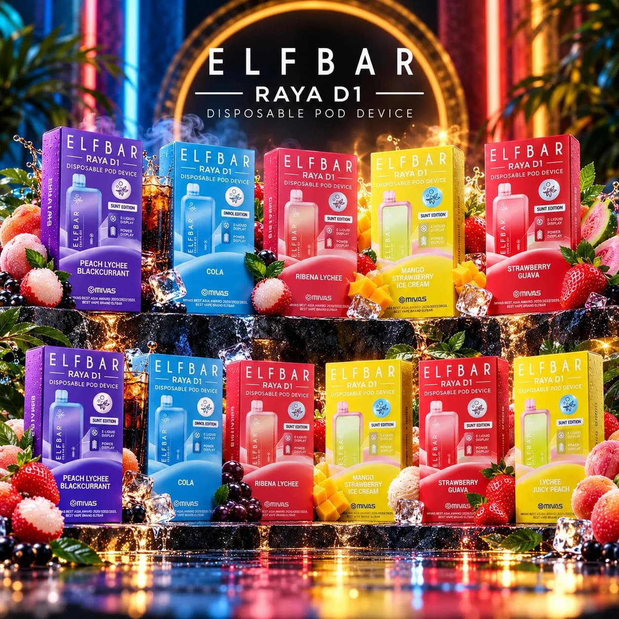 Elfbar Raya D1 Disposable Pod Device | Vape Shop Delhi