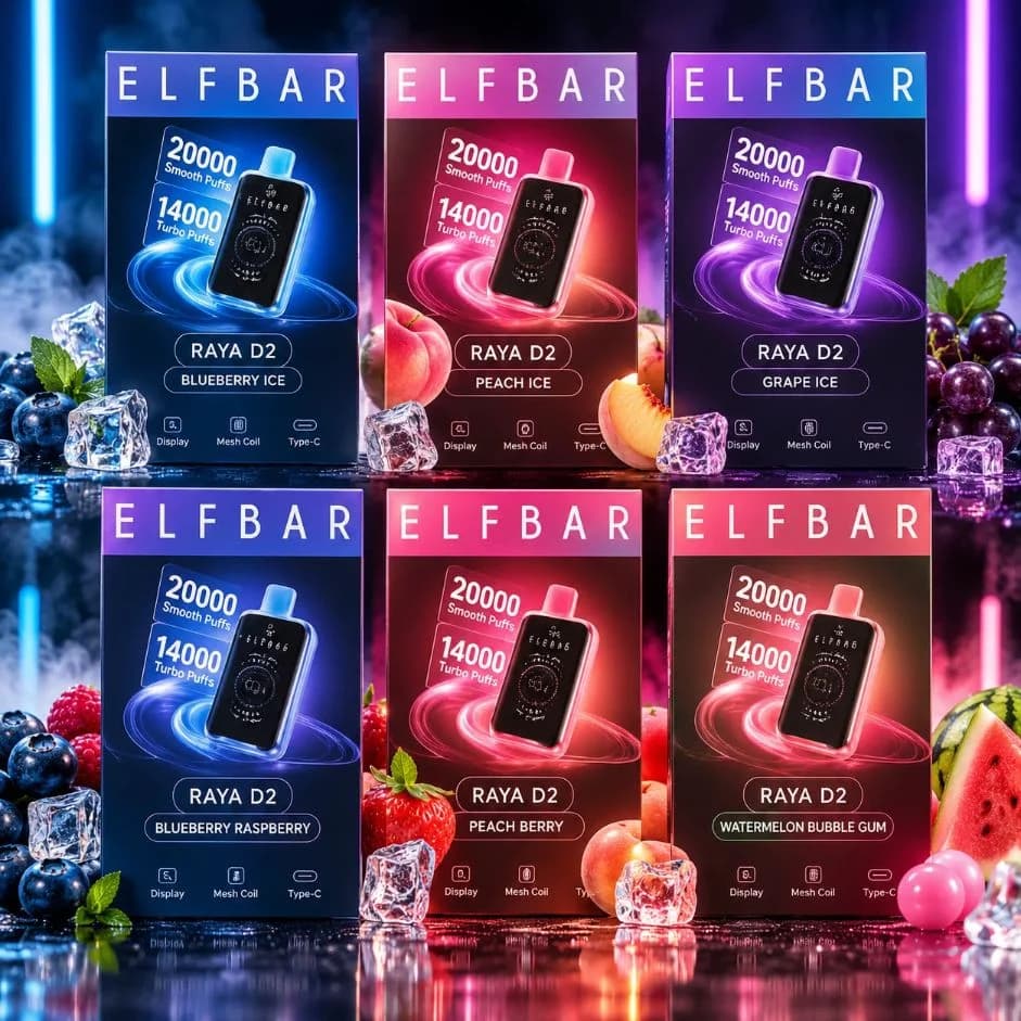 Elfbar Raya D2 20000 Disposable Pod Device | Vape Shop Delhi