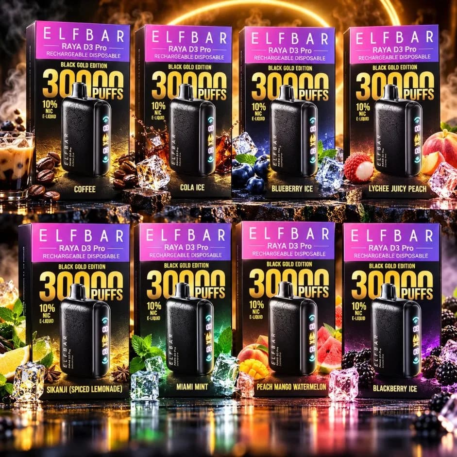 Elfbar Raya D3 Pro 30000 Disposable Pod Device | Vape Shop Delhi