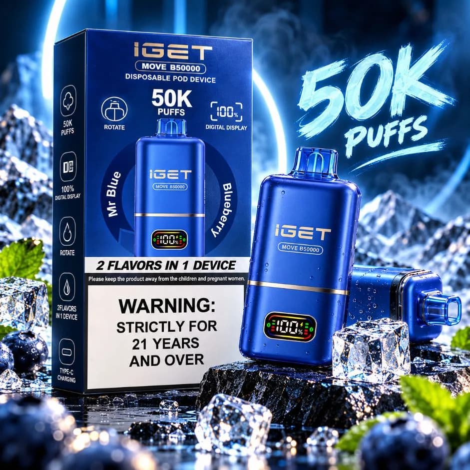 iGET Move B50000 Disposable Pod Device | Vape Shop Delhi