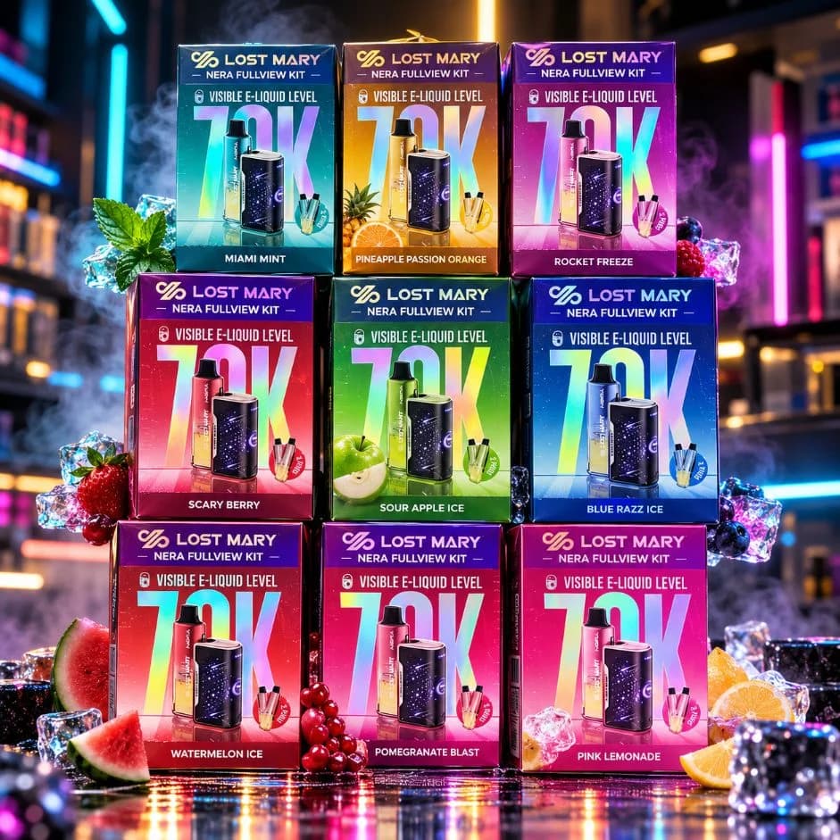 Lost Mary Nera FullView 70000 Disposable Kit | Vape Shop Delhi